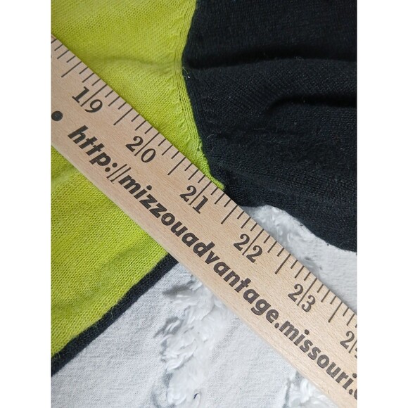 Jack B Quick Ugly Christmas Sweater Pink Black Green Ornaments Embroider... - Picture 7 of 14